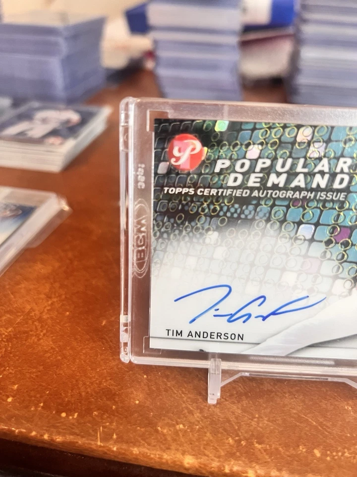 2022 Topps Pristine - Popular Demand Auto Tim Anderson #PDA-TA (AU) WHITESOX🔥 - Image 2 of 4