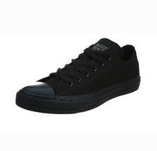 Converse Chuck Taylor All Star Unisex Men 7, Women 9 Low Black