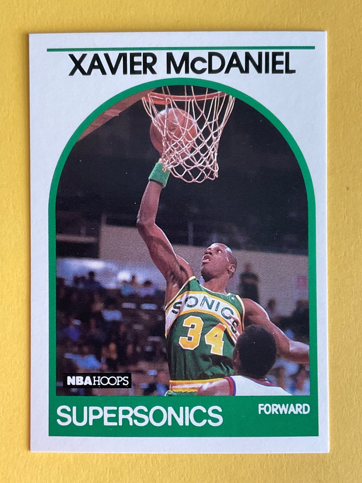 1989-90 NBA Hoops Xavier McDaniel Basketball Card #70