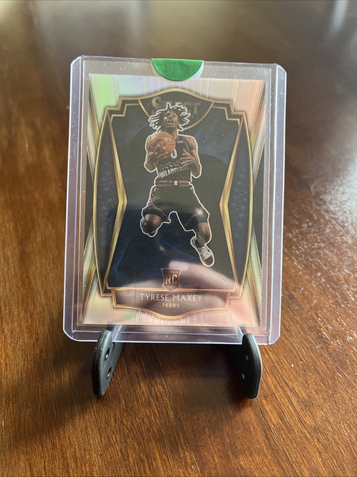 2020-21 Panini Select - Premier Level Tyrese Maxey #174 Silver Prizm (RC)