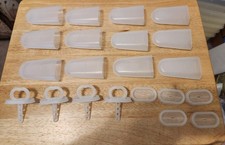VTG Tupperware 343 344 Popsicle Molds Ice Pops 25 Parts Only NOS