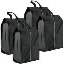 Travel Shoe Bags 4 Pack Durable Waterproof Reusable Zippered Storage Bags