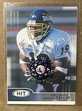 Chester Taylor 2002 Sage Hit Rookie Blue Gem Collection 1 of 1 Masterpiece #1/1