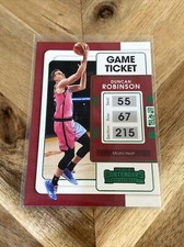 2021-22 NBA Contenders Game Ticket DUNCAN ROBINSON Green Parallel