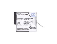 Replacement Battery For GoPro 3.85v 1250mAh / 4.81Wh Camera Battery