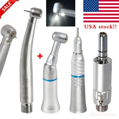 NSK Style Dental Pana Max LED High low Speed Handpiece 2 Hole Air Turbine kit B2