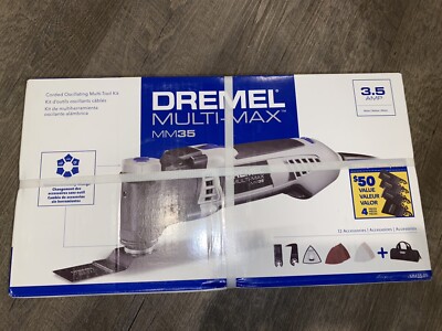 Dremel 17 Piece Multi-Max 3.5 Amp Rotary Drill with Soft Case, MM35-05