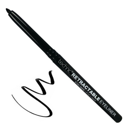 Technic Black Eyeliner Pencil Retractable Twist Up Black Kohl Eyeliner