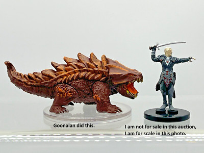 D&D Pathfinder Mini Critical Role Mons TalD1 04 Magma Landshark Bulette LARGE UN