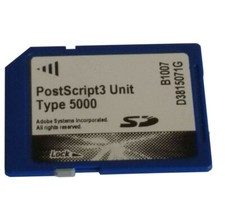 POSTSCRIPT3 TYPE 5000 MP 4000 MP4001 MP 5000 MP5001 RICOH