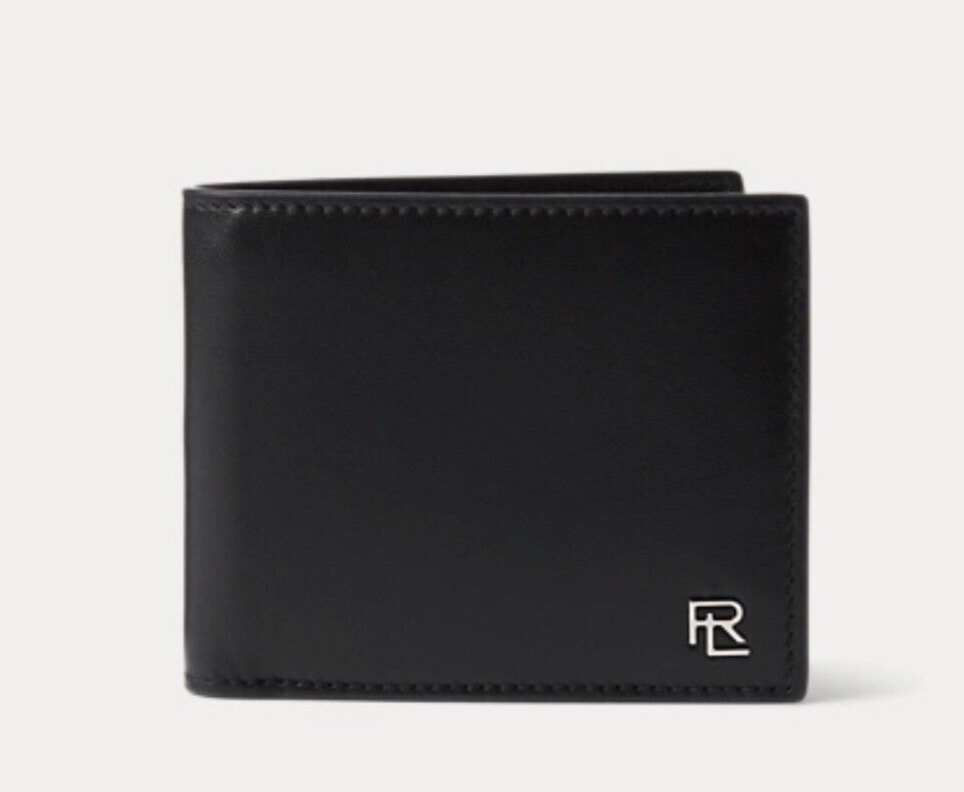 Ralph Lauren Purple Label Lambskin Billfold Wallet MADE IN ITALY