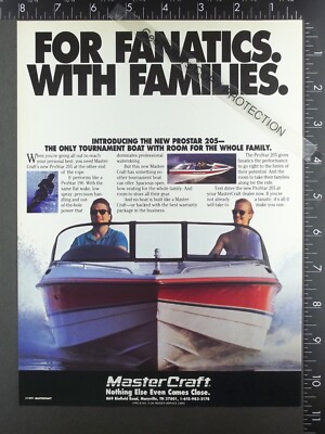 1991 ADVERTISEMENT for Mastercraft 20 205 Prostar ski cruiser boat