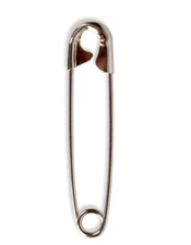 Lot of 1,440 Size #3 - 2" Safety Pins Rust Resistant, Closed (1440/Pack)