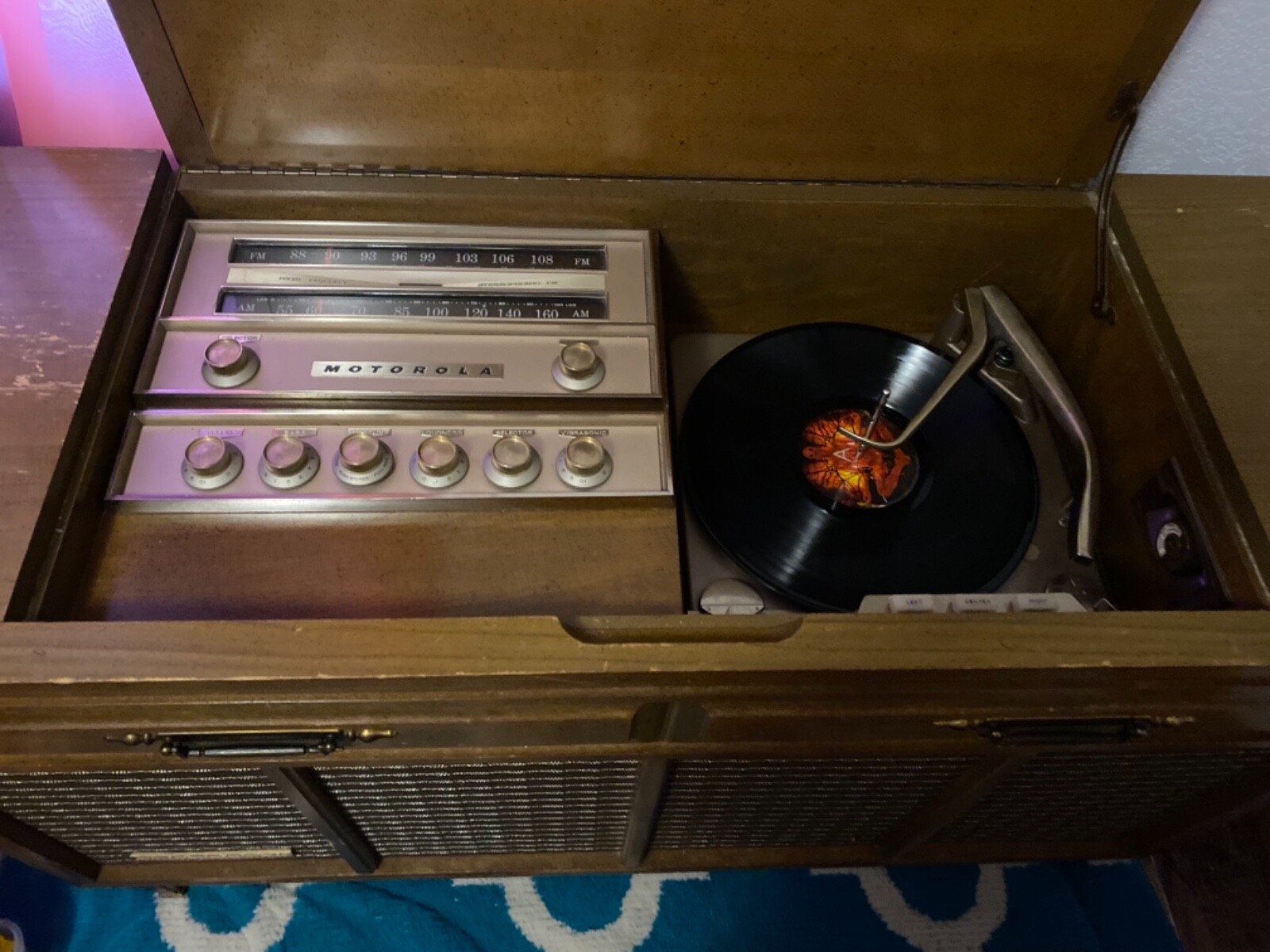 Vintage Motorola Stereophonic Highfidelity Record Player Phonograph All ...