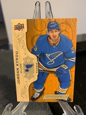 Jordan Kyrou 2018-19 Upper Deck Engrained Rookie #214/299 - St. Louis Blues 
