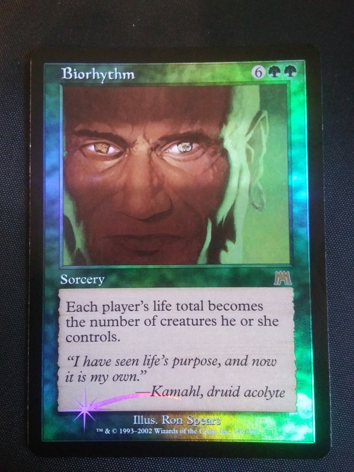 Magic the Gathering MTG Biorhythm Onslaught Foil Near Mint