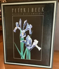 Vintage Peter Heer Beverly Hills Floral Flower Large Print Poster - 22x18