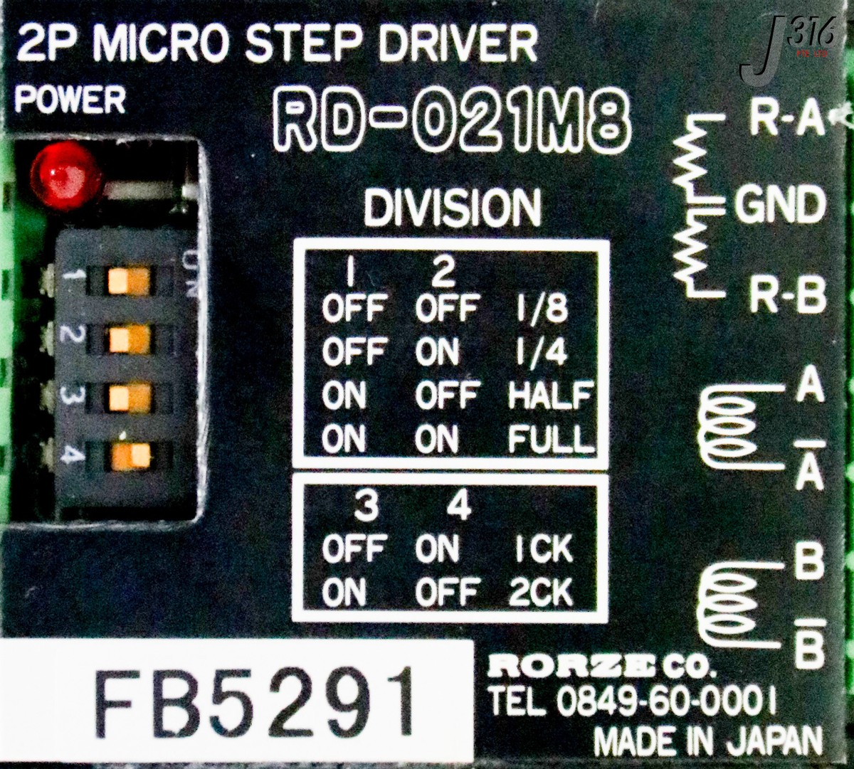 36175 RORZE 2P MICRO STEP DRIVER RD-021M8 | eBay 36175 RORZE 2P MICRO STEP DRIVER RD-021M8 | eBay