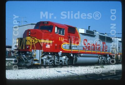 Original Slide ATSF Santa Fe GP60M 111 Chicago IL 1992 | eBay