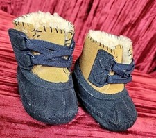 USED UGG 3277 Arly Infant Boots Fleece Suede Color NCC Size XS 0/1