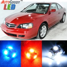 6 x Premium Xenon White LED Lights Interior Package Deal Acura CL