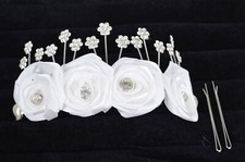 Bridal head hoop Headband Hair Band Comb Hairband Headwear crystal pearl floral