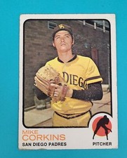 1973 Topps #461 Mike Corkins San Diego Padres BASEBALL Card 6B