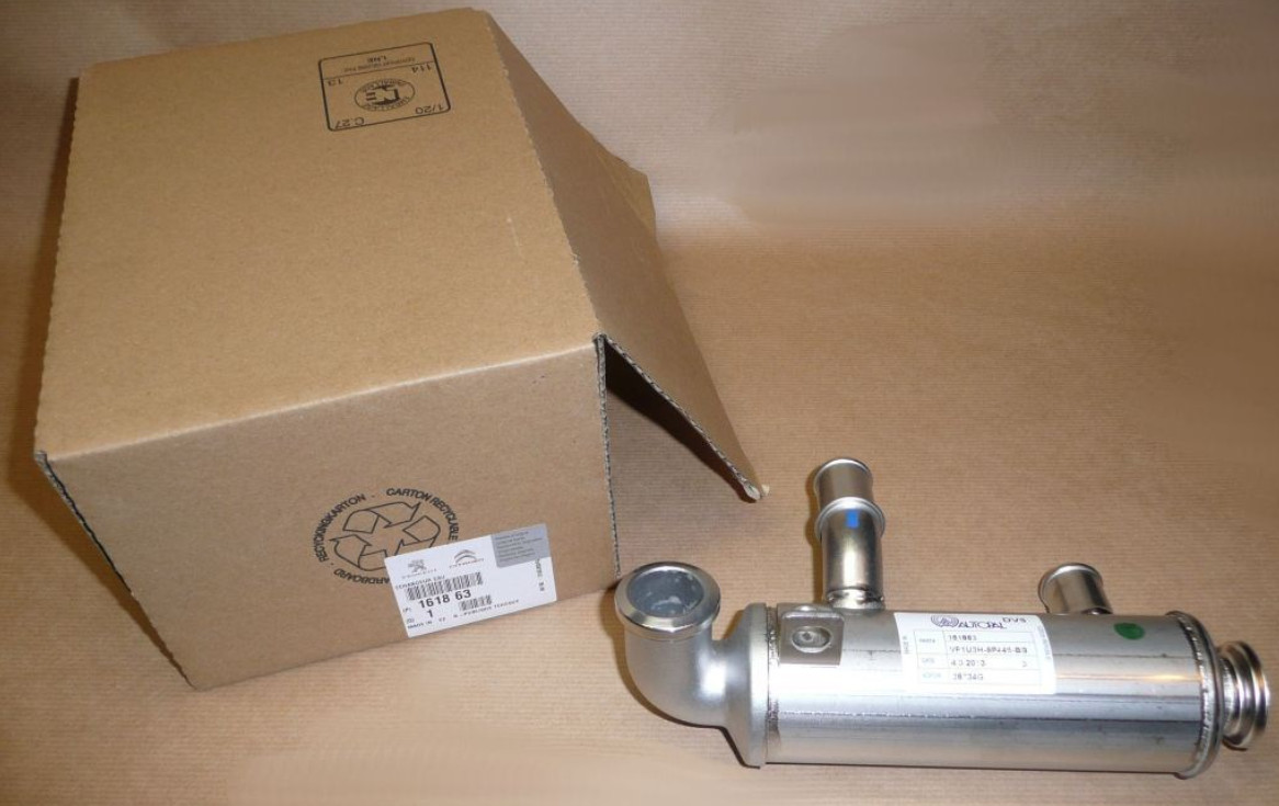 Refroidisseur EGR Peugeot 407 1.6Hdi en inox anti-corrosion haute resistance