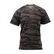 Tiger Stripe Camo T-Shirt Army Special Forces Navy SEAL's USAF Military Veteran