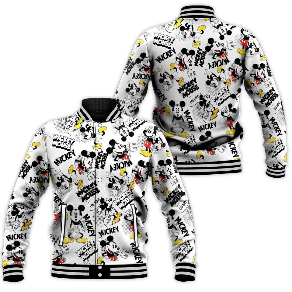 Mickey Mouse Disney Baseball Jacket
