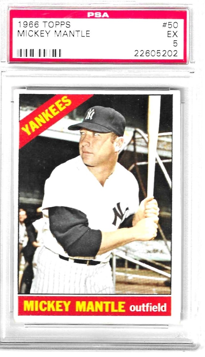 1966 Topps Mickey Mantle #50 New York Yankees PSA 5 | eBay