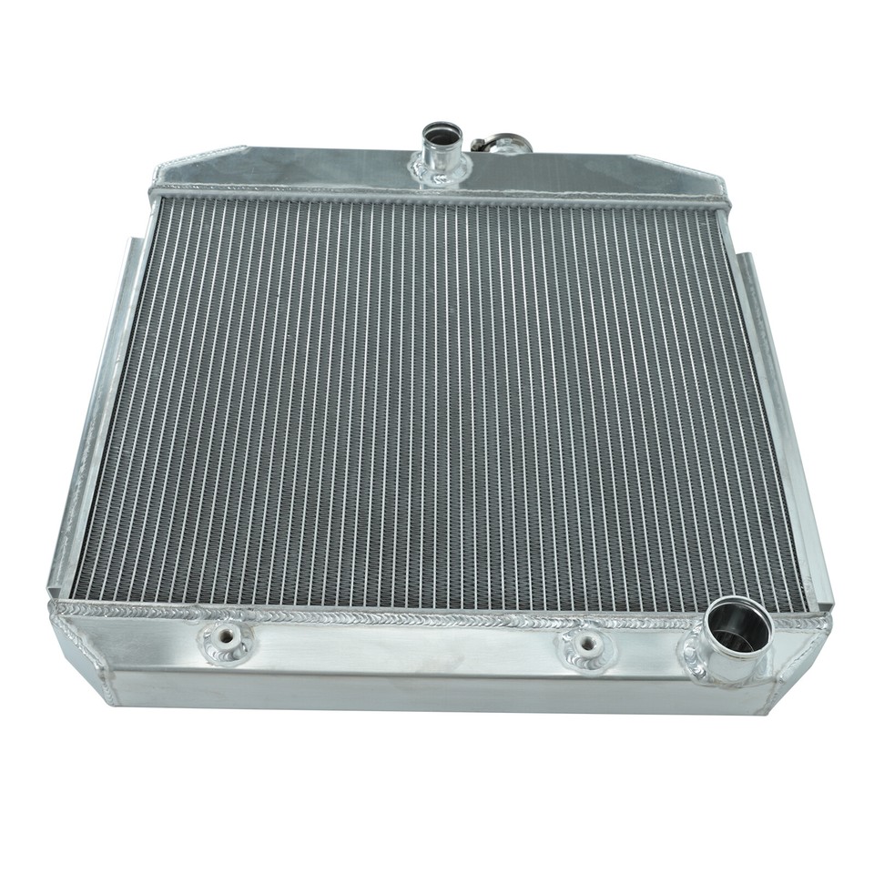 Motor Radiator Light 3 Row Aluminum Core Light Radiator For 1955-1957 Chevy Block V8 150 210 ...