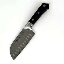 Cutluxe 5" Santoku Cleaver Knife – Multipurpose Kitchen Chopping Cutting Slicing