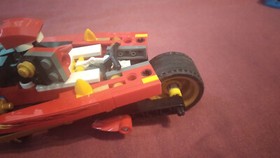 A Lego Ninjago Kai's Blade Cycle 9441 Missing Pieces 75% Complete No Minifigure