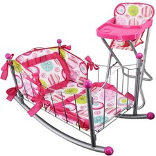 twin doll high chair