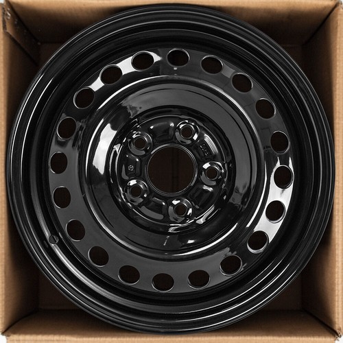 16 x 6.5Inch Replacement Wheel For Honda Civic 2006-2012 Painted Black Steel Rim - Picture 9 of 13