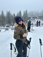 Canada Goose Womens Green Khaki Coat