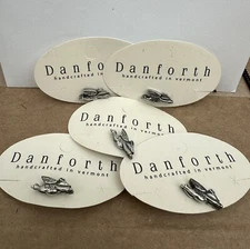 5 - WhistlePig Whiskey Danforth Pewter League of Flying Pig Lapel Pin New Rare