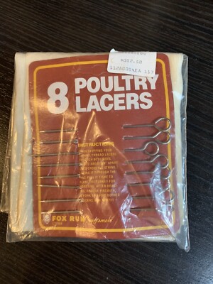 Vintage 1980's Kitchen Cheesecloth & 8 Poultry Lacers ** Fox Run Craftsmen