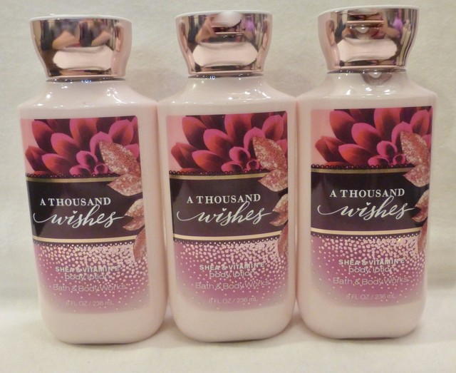 3 A Thousand Wishes Body Lotion Bath & Body Works 8 Oz eBay