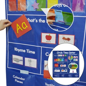 Clearance Outlet Cheap 1set Learning Circle Center Chart Educational Calendar Pocket Chart Gifts Cat Pos Free Shipping Bem Law Ui Ac Id