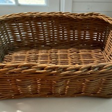 Vintage rustic style Rectangular Woven Wicker...