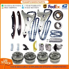 Timing Chain Kit W/Camshaft Adjusters For M276 Mercedes W212 A207 W221 3.0T 3.5L