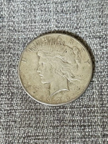 1926 Peace Dollar $1 Silver Coin Circulated Uncertified Business Strike