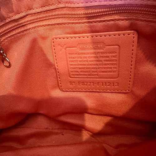 Coach Hampton Demi Scaro Herringbone Tweed Demi Bag – Rose Pink & Brown - Picture 4 of 4