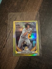 2014 Bowman Chrome Jordan Luplow Mini Yellow Refractor #/25!