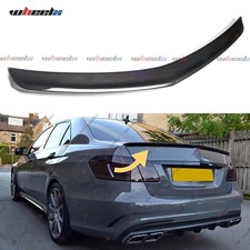 Für Mercedes E W212 Limo 09-16 Carbon Look Heckspoiler Spoilerlippe Sport Optik