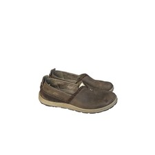 Merrell Women s Ashland Slip On Coffee Bean Brown Leather Shoes Size-7