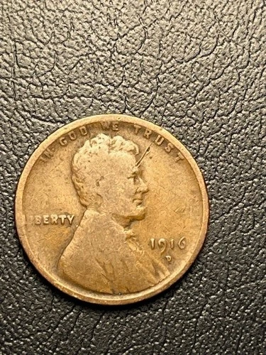 1916 D Wheat Penny - Fine - C115