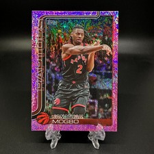 2025-26 Topps Jonathan Mogbo Pink Holo Foil #29 Raptors